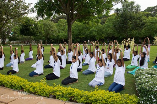 Joga na taboru Gitamritam, Bhagavad Gita v Coimbatore